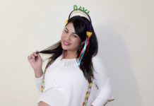 Desirée Oliveira, a ex “Mulata Difícil” do Zorra Total recebe amigos e família no chá de bebê de seu segundo filho