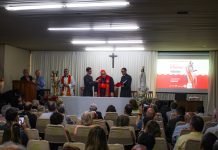Trezena de São Sebastião com a presença do Cardeal Dom Orani João Tempesta na sede da BGARJ em dia 14 de Janeiro de 2025.