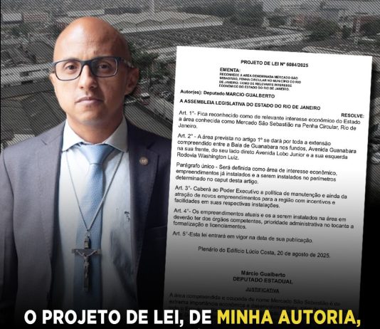 Projeto de Lei propõe reconhecimento do Mercado São Sebastião como área de Relevante Interesse Econômico no Estado do Rio de Janeiro Imagem / Reprodução: Redes Sociais