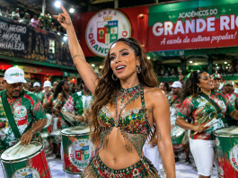 Anitta é confirmada como nova rainha de bateria da Grande Rio para o Carnaval 2027 Créditos: imagem Criada com IA no Chatgpt- Roque Carvalho